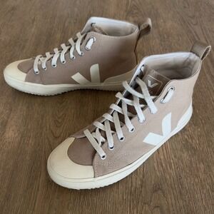VEJA Unisex Nova Vegan High Top Sneaker-Dune/Pierre-RRP $116-Comfort Shoes-Sz 8